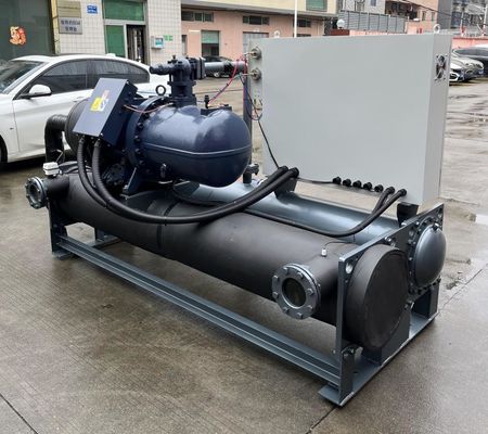 Máquina de refrigeração de água de parafuso JLSW-100D para processamento de metais químicos farmacêuticos