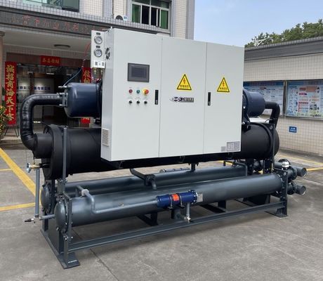 JLSW-200D Compressor de parafuso refrescado a água personalizado Chiller controle PLC 100kW