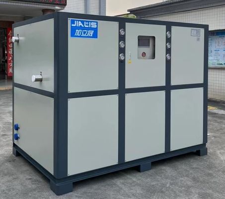 JLSS-50HP Chiller de água refrigerada com baixo ruído, máquina industrial de refrigeração de água PLC