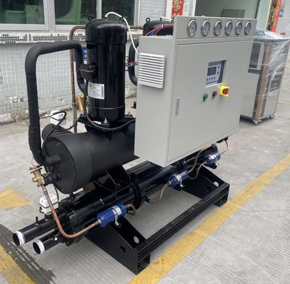 Chiller de rolagem refrigerado a água com baixo ruído para moldagem por injecção sopro de garrafas