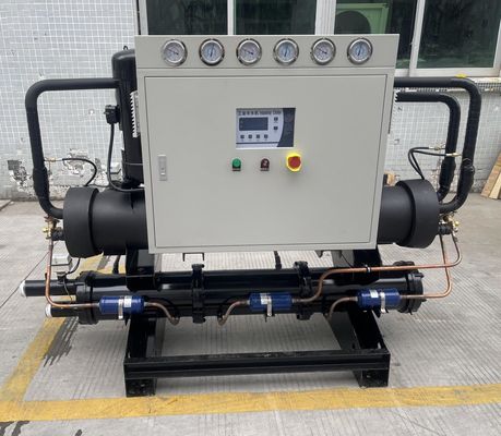 Chiller de rolagem refrigerado a água com baixo ruído para moldagem por injecção sopro de garrafas