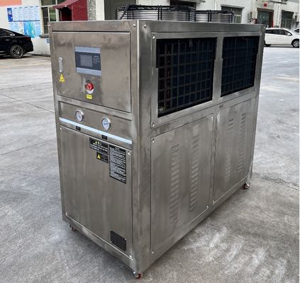 Refrigerador de água de aço inoxidável com controlador de microprocessador PLC