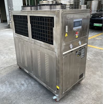 Refrigerador de água de aço inoxidável com controlador de microprocessador PLC