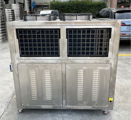 Refrigerador de água de aço inoxidável com controlador de microprocessador PLC