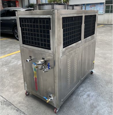 Refrigerador de água de aço inoxidável com controlador de microprocessador PLC