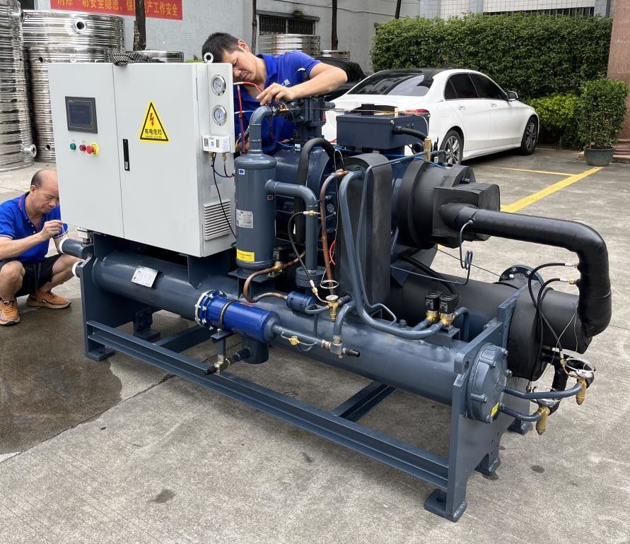 Chiller de baixa temperatura JLSW-40D, tipo parafuso Chiller de etileno glicol